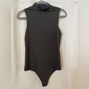 SPANX Dark Grey Sleeveless Body con Bodysuit